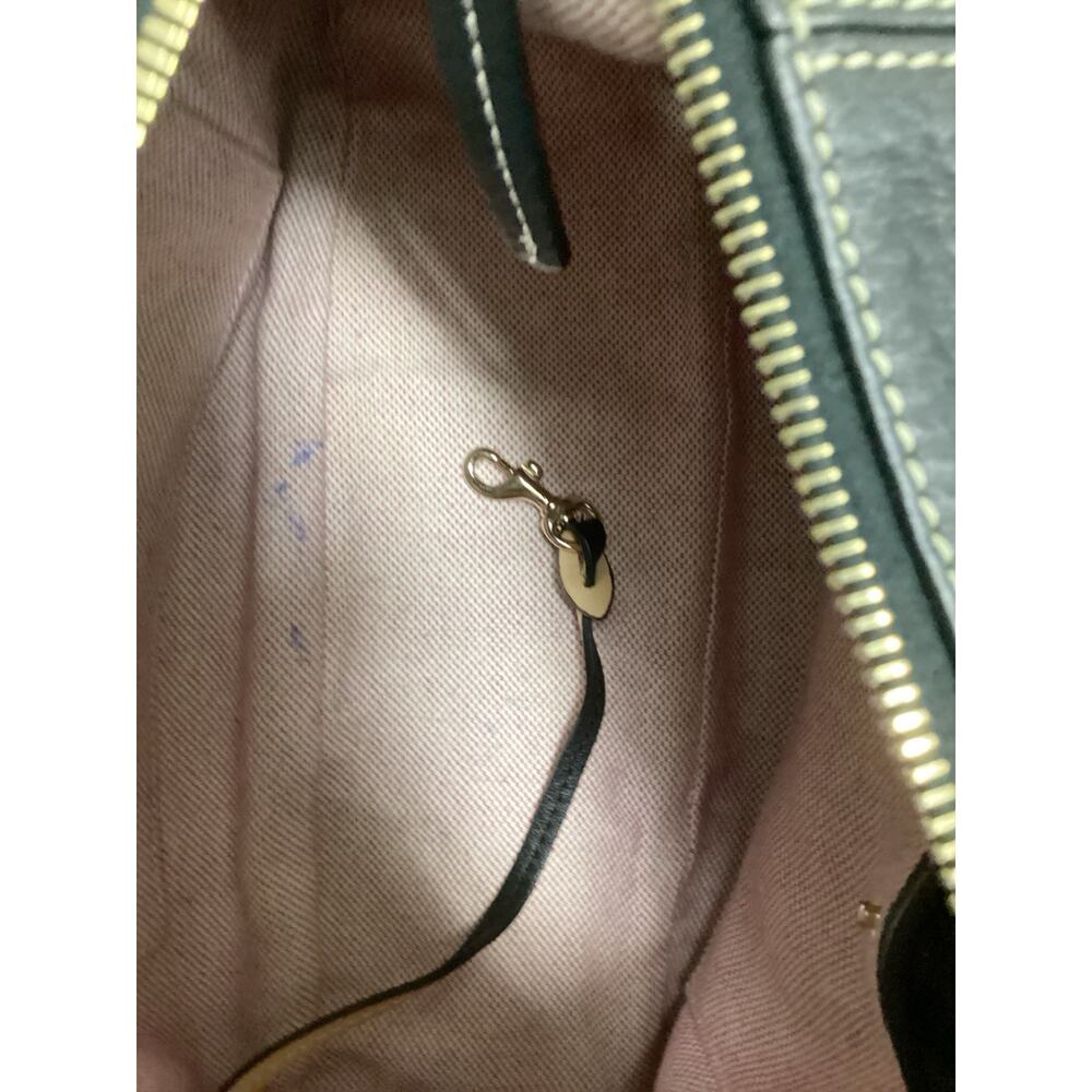 Dooney &Bourke Purse Women’s One Size Pebbled Leather One Handle Zipper Black - Picture 13 of 13